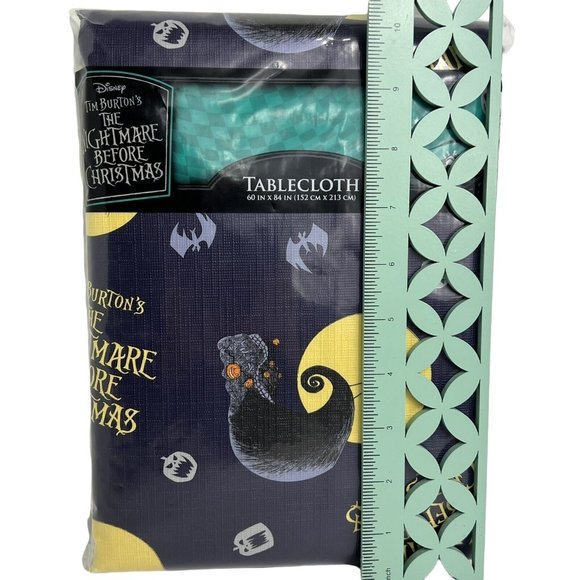 Disney Nightmare Before Christmas Tablecloth 60"X84" Jack Skellington Pumpkins - Picture 8 of 12